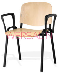 Krzesło ISO WOOD + 2 PODŁOKIETNIKI