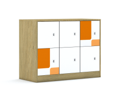 Szafa Blox Pastel 110 2PP 6F1