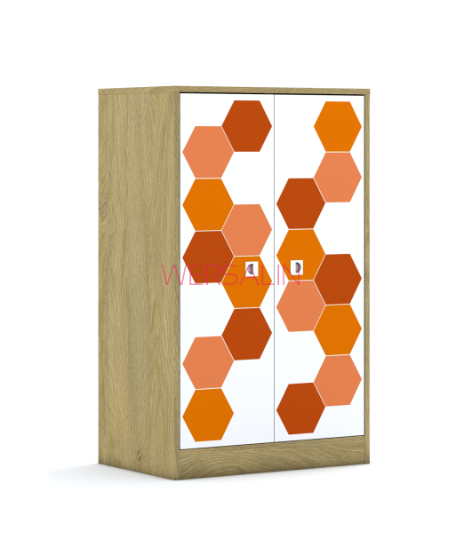 Regał Blox Hex Red 70 3PP 2F3