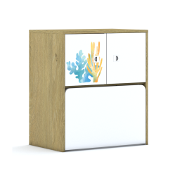 Regał Blox Ocean 70 2PP 2F1 z skrzynią