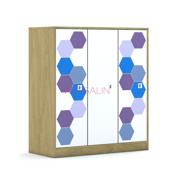 Szafa Blox Hex Violet Blue 110 3PP 3F3