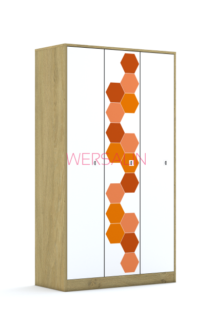 Szafa Blox Hex Red 110 5PP 3F5