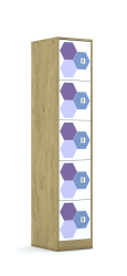 Szafa Blox Hex Violet Blue 40 5P 5F1