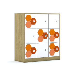 Szafa Blox Hex Red 110 3PP 9F1