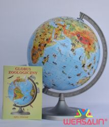 Globus zoologiczny średnica 220 mm - z opisem