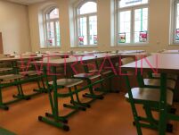 Stół uczniowski Dawid 3 osobowy blat wzmocniony - 2