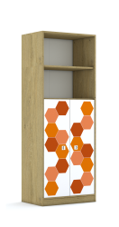 Szafa Blox Hex Red 70 5P 2F3