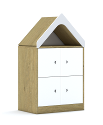 Szafa Blox Base 70 2PP 4F1 z daszkiem