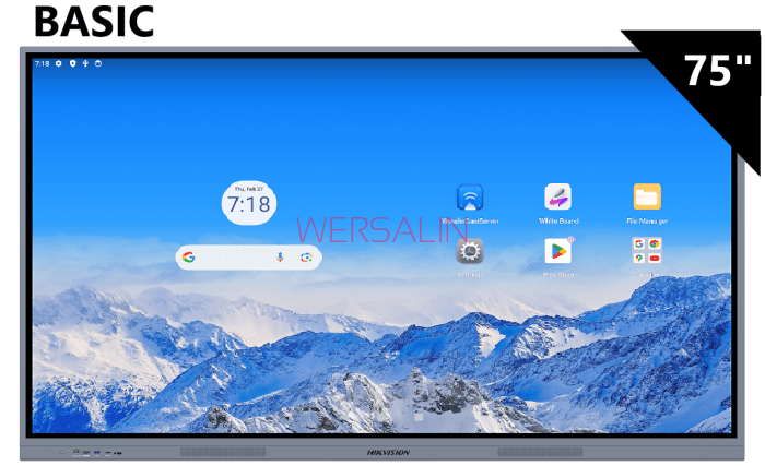 Monitor interaktywny HIKVISION DS-D5A75RB/A2 75