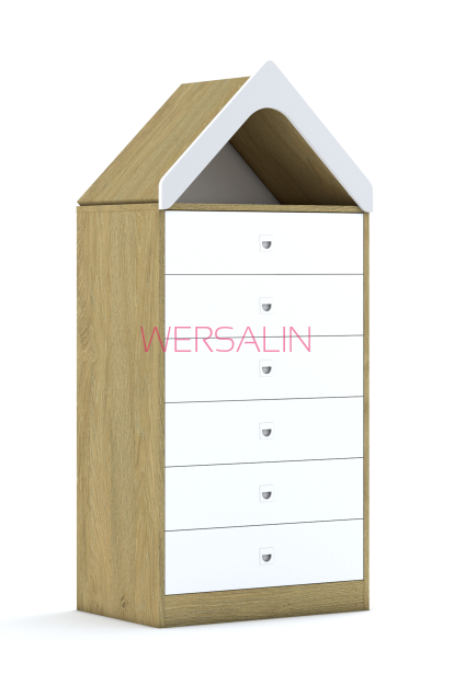 Szafa Blox Base 70 3P 6S z daszkiem