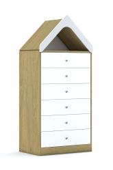 Szafa Blox Base 70 3P 6S z daszkiem