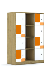 Regał Blox Pastel 110 4PP 8F1