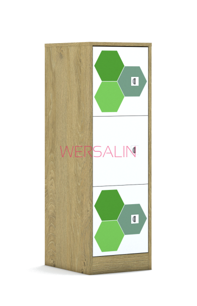 Szafa Blox Hex Green 40 3P 3F1