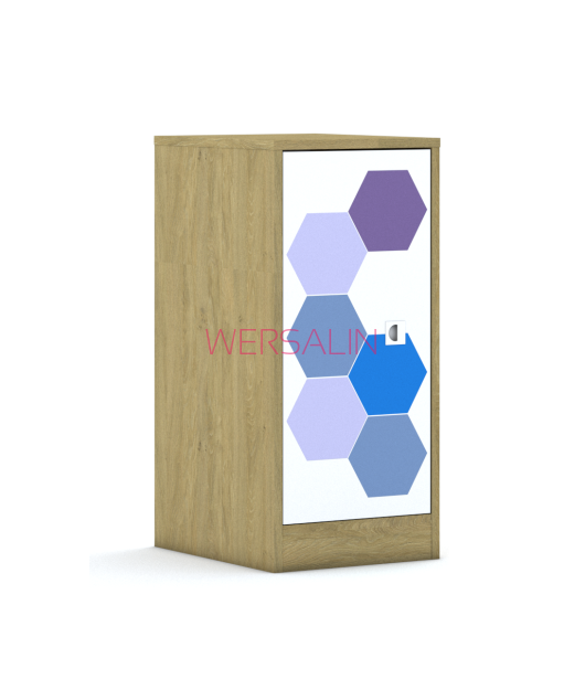 Regał Blox Hex Violet Blue 40 2P 1F2