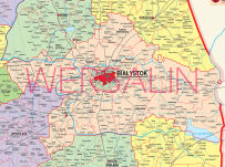 Województwo podlaskie - mapa administracyjna - 2