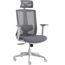 Fotel biurowy ergonomiczny szary Gamix