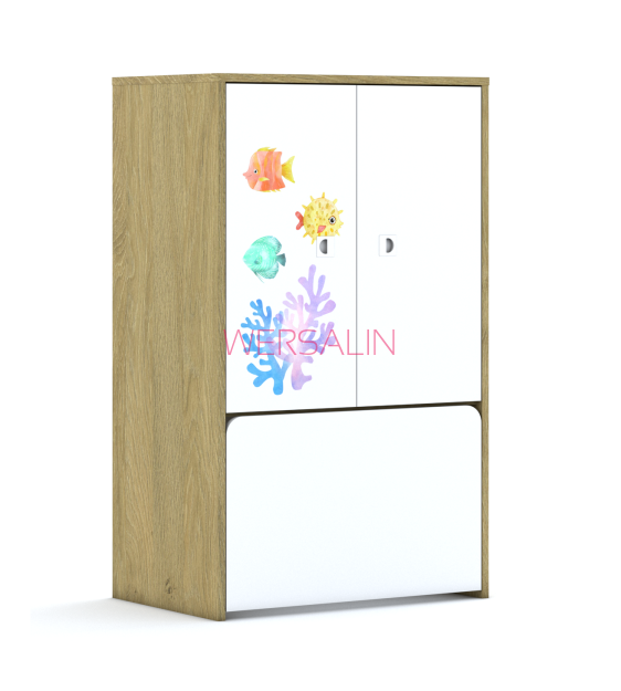 Regał Blox Ocean 70 3P 2F2 z skrzynią