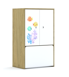 Regał Blox Ocean 70 3P 2F2 z skrzynią