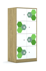 Szafa Blox Hex Green 70 4PP 8F1