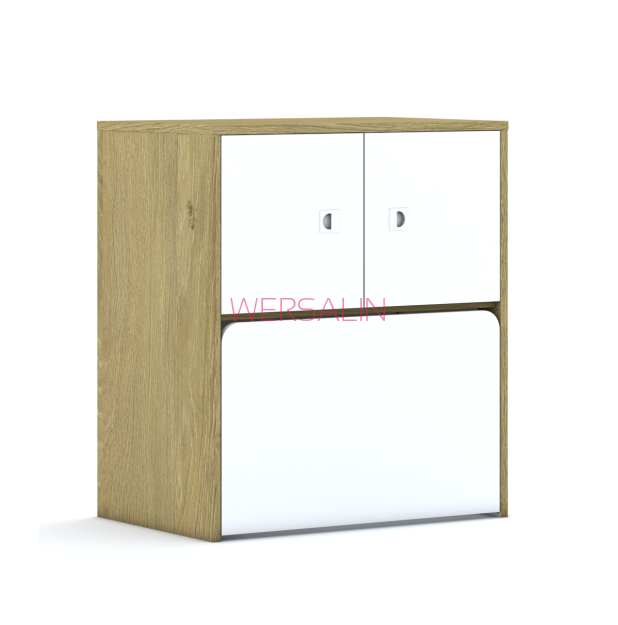 Regał Blox Base 70 2PP 2F1 z skrzynią