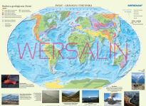 Świat - geologia i tektonika - mapa ścienna - 2