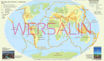 Świat - geologia i tektonika - mapa ścienna - 3