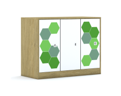 Szafa Blox Hex Green 110 2PP 3F2
