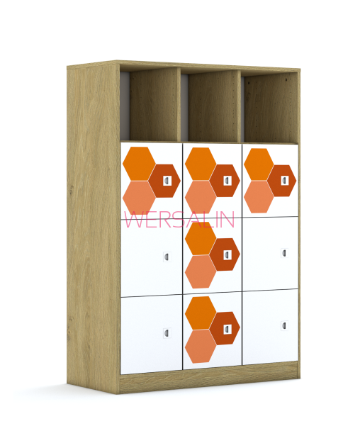 Regał Blox Hex Red 110 4PP 9F1