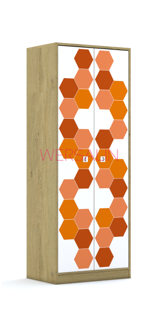 Szafa Blox Hex Red 70 5PP 2F5