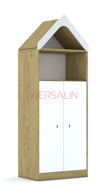 Regał Blox Base 70 4P 2F3 z daszkiem