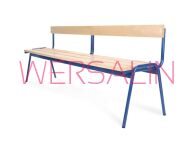 ławka SYLVIA dł 100 lub 200 cm z oparciem wys. 4, 5, 6 - 2