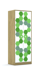 Szafa Blox Hex Green 70 5P 2F5
