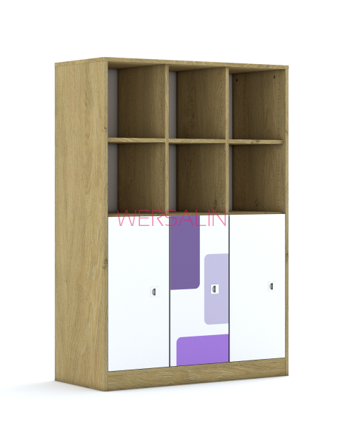 Regał Blox Pastel 110 4PP 3F2