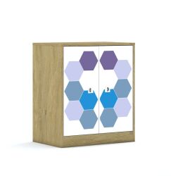Szafa Blox Hex Violet Blue 70 2P 2F2