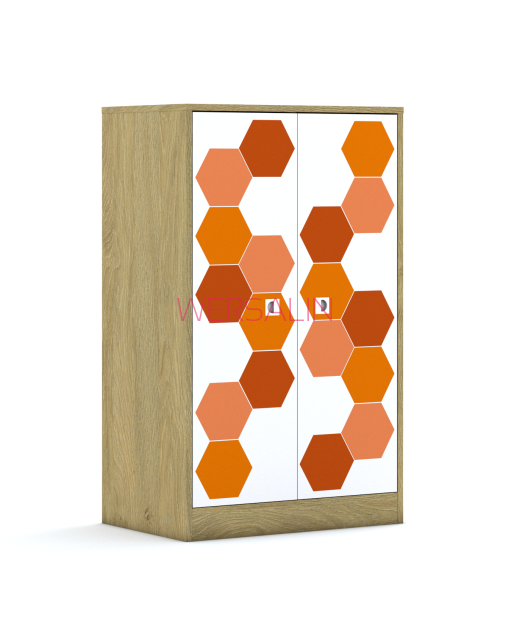 Szafa Blox Hex Red 70 3P 2F3