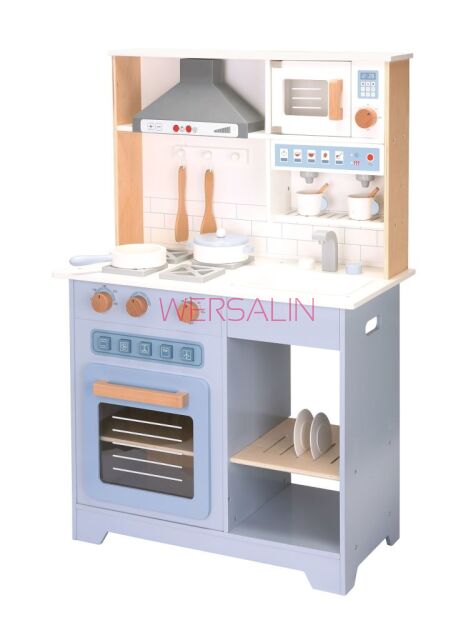 Kuchnia drewniana interaktywna z okapem