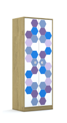 Szafa Blox Hex Violet Blue 70 5P 2F5