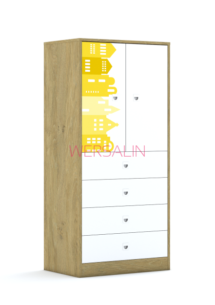 Regał Blox Houses 70 4P 2F2 4S