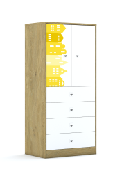 Regał Blox Houses 70 4P 2F2 4S