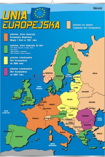 Mapa Unii Europejskiej