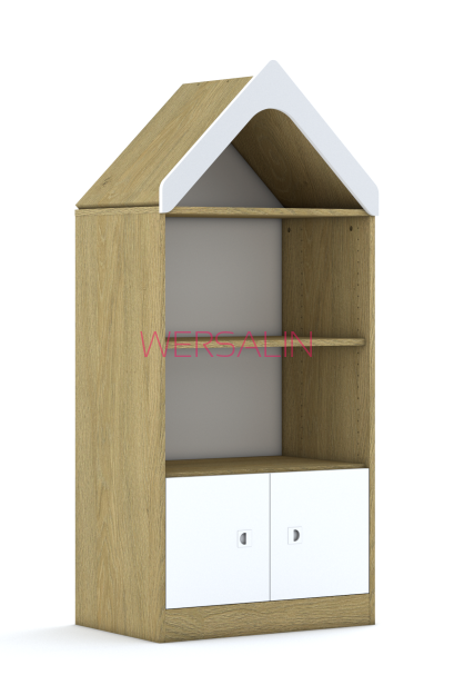 Regał Blox Base 70 3P 2F1 z daszkiem