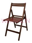 Krzesło drewniane składane mocne TOM - lakierowane - 2
