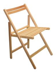 Krzesło drewniane składane mocne TOM - lakierowane