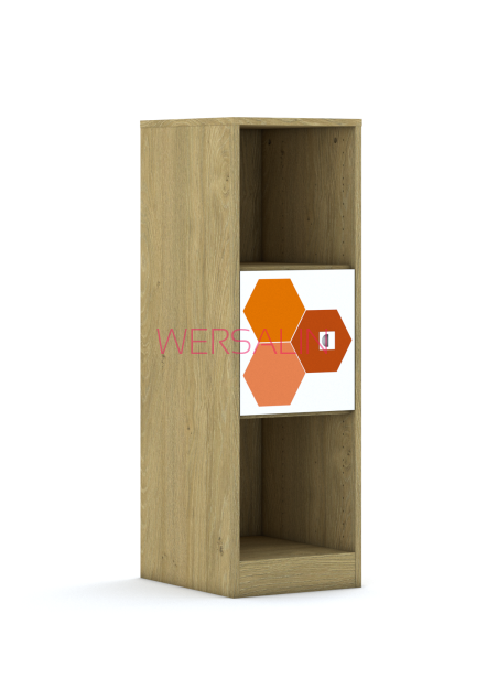 Regał Blox Hex Red 40 3P 1F1