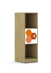 Regał Blox Hex Red 40 3P 1F1