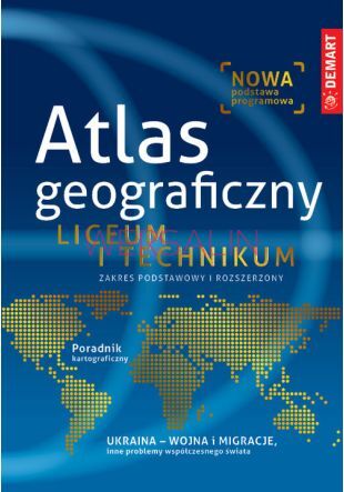 Atlas Geograficzny liceum technikum