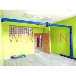 Podwiesie stalowe mocowane do ściany + hak klamrowy + krętlik - 3