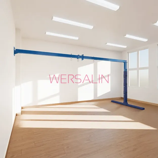 Podwiesie stalowe mocowane do ściany + hak klamrowy + krętlik