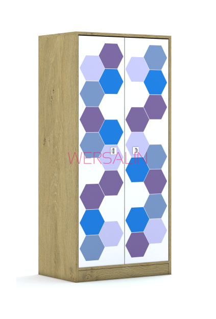 Szafa Blox Hex Violet Blue 70 4PP 2F4