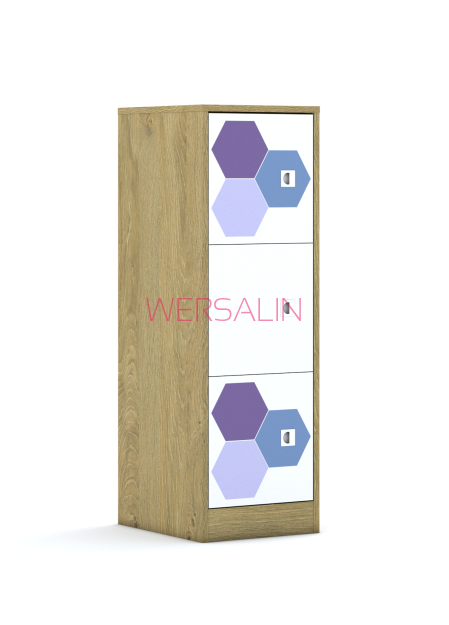 Szafa Blox Hex Violet Blue 40 3P 3F1